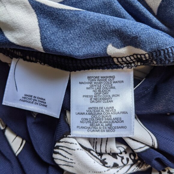 Sleeveless Floral Print Maxi Dress by Anne Klein- Size 10 - Picture 7 of 7